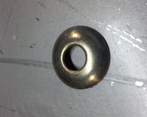 Concave Metal WasherYelow Zinc Plated